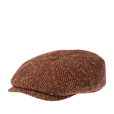 Кепка STETSON арт. 6840502 HATTERAS (бордовый / оранжевый)