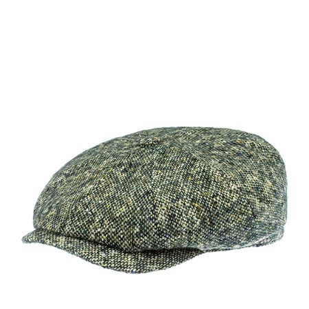 Кепка STETSON арт. 6840601 HATTERAS DONEGAL (зеленый / бежевый)