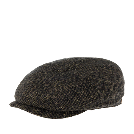 Кепка STETSON арт. 6840601 HATTERAS DONEGAL (коричневый / черный)