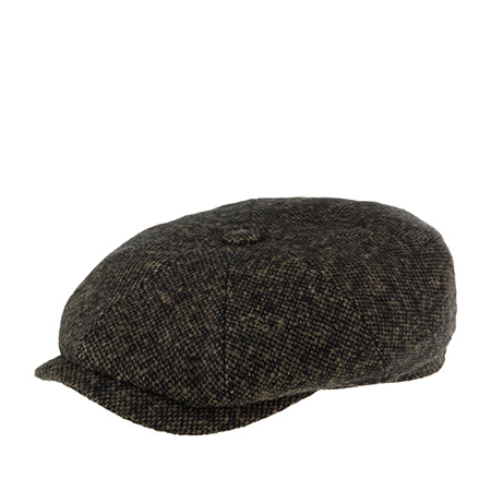 Кепка STETSON арт. 6840606 HATTERAS DONEGAL EF (коричневый / черный)