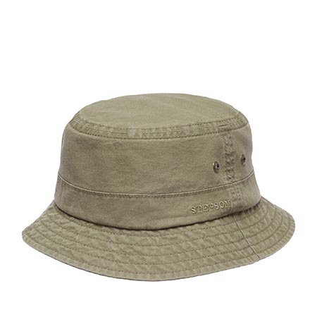 Панама STETSON арт. 1811101 BUCKET DELAVE (оливковый)