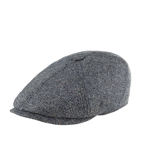 Кепка STETSON арт. 6642501 6-PANEL CAP SILK (серый / синий)