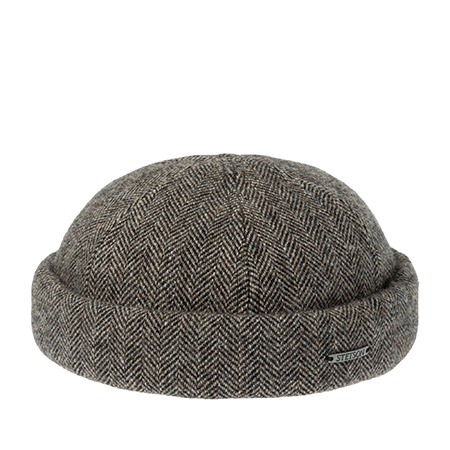 Шапка STETSON арт. 8820502 DOCKER WOOL HERRINGBONE (серый)