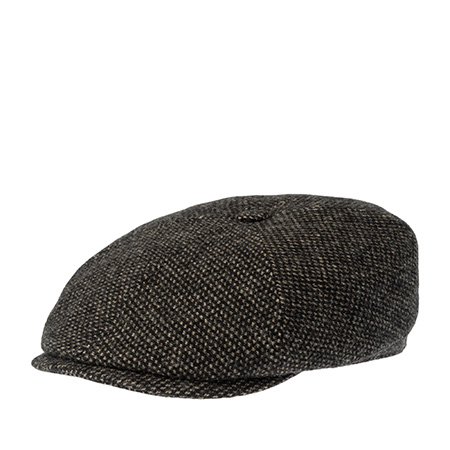Кепка STETSON арт. 6641805 6-PANEL CAP WOOL (темно-серый / белый)