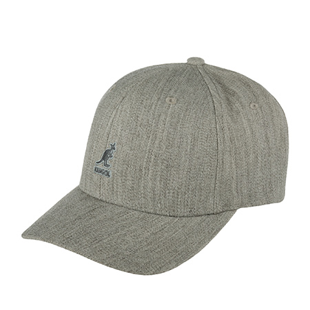 Бейсболка KANGOL арт. 8650BC Wool Flexfit Baseball (светло-серый)