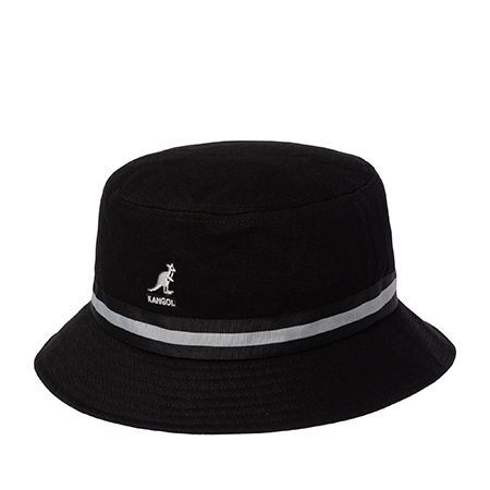 Панама KANGOL арт. K4012SP Stripe Lahinch (черный)