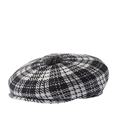 Кепка KANGOL арт. K3778 New Heritage Flat Cap (черный / серый)