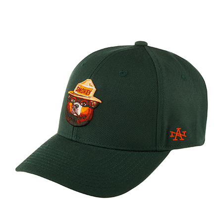 Бейсболка AMERICAN NEEDLE арт. SMU678A-SMOKEY Smokey Bear Stadium (темно-зеленый)