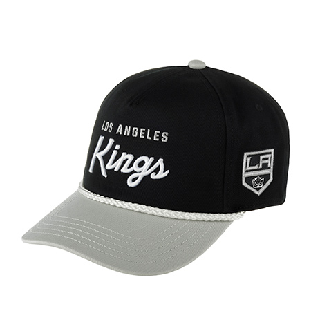 Бейсболка AMERICAN NEEDLE арт. 23008A-LAK Los Angeles Kings Roscoe NHL (черный / светло-серый)