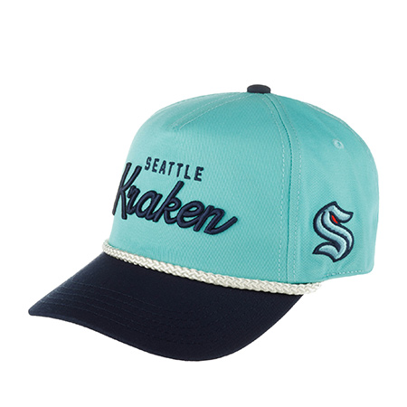 Бейсболка AMERICAN NEEDLE арт. 23008A-SEK Seattle Kraken Roscoe NHL (бирюзовый / темно-синий)