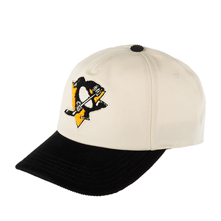 Бейсболка AMERICAN NEEDLE арт. 23020A-PPN Pittsburgh Penguins Burnett NHL (кремовый / черный)