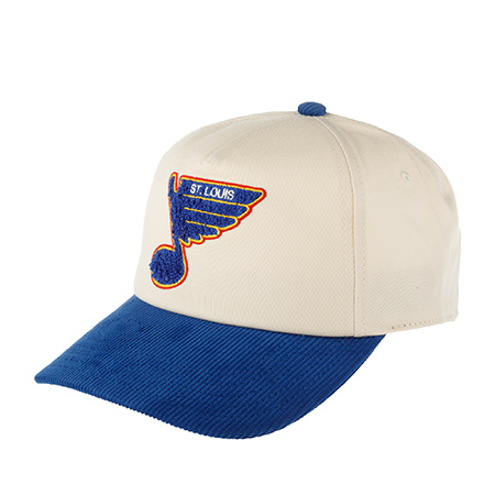 Бейсболка AMERICAN NEEDLE арт. 23020A-SLB Saint Louis Blues Burnett NHL (синий / кремовый)
