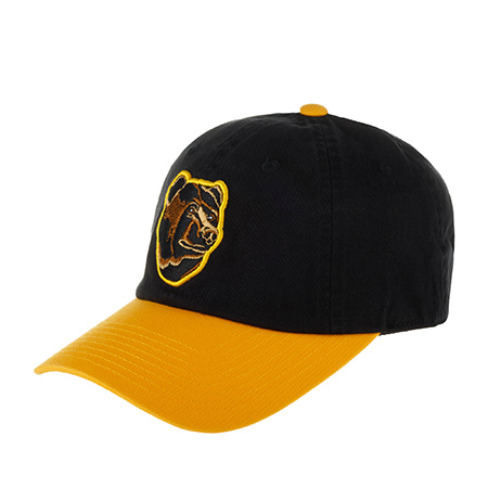 Бейсболка AMERICAN NEEDLE арт. 40742B-BBR Boston Bruins Blue Line NHL (черный / желтый)