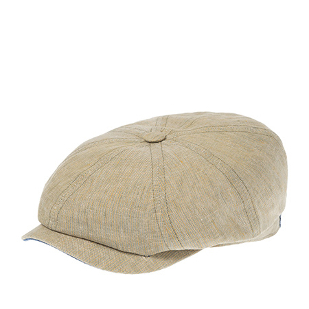 Кепка STETSON арт. 6873703 HATTERAS LINEN STRIPE (светло-оливковый)