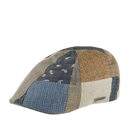 Кепка STETSON арт. 6613910 TEXAS PATCHWORK (синий / бежевый)