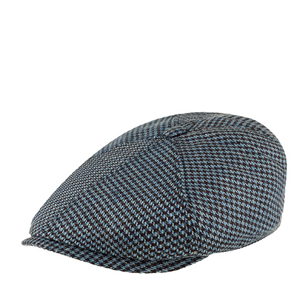 Кепка STETSON арт. 6642201 6-PANEL CAP SILK HOUNDSTOOTH (темно-синий)