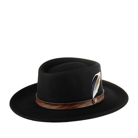Шляпа STETSON арт. 3598120 GAMBLER WOOLFELT (черный)