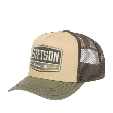 Бейсболка STETSON арт. 7751107K TRUCKER CAP GASOLINE (оливковый)