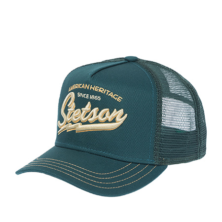 Бейсболка STETSON арт. 7751171K TRUCKER CAP AMERICAN HERITAGE CLASSIC (зеленый)
