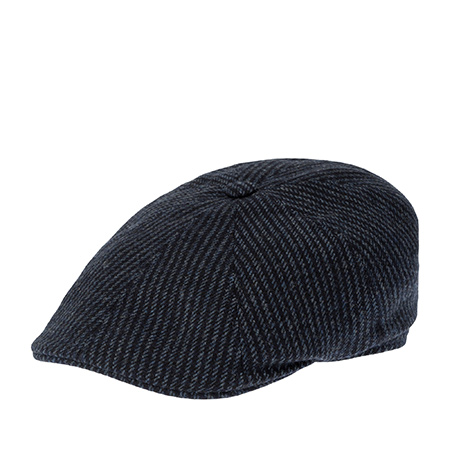 Кепка STETSON арт. 6830701 8-PANEL CAP WOOLEN STRIPE (темно-синий)