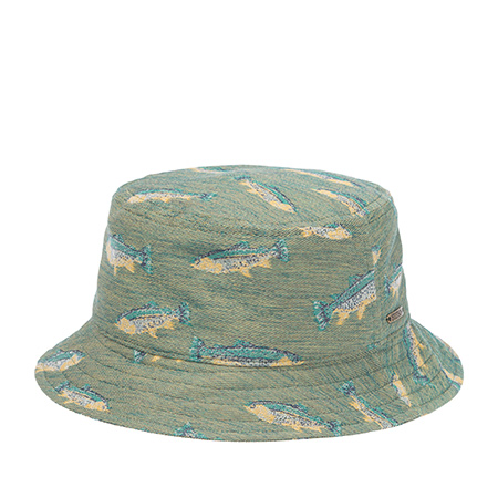 Панама STETSON арт. 1811801 BUCKET JACQUARD COTTON (оливковый)