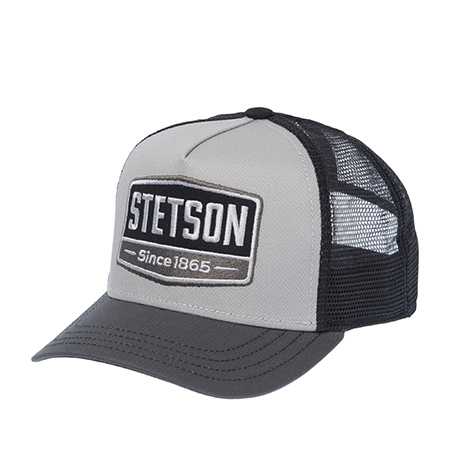 Бейсболка STETSON арт. 7751107K TRUCKER CAP GASOLINE (светло-серый / серый)