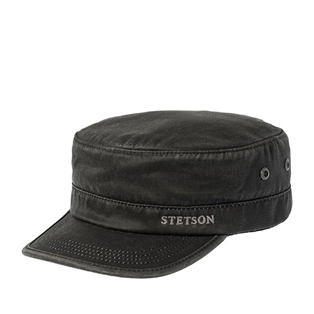 Кепка STETSON арт. 7491120 ARMY CAP CO/PES LINED (черный)