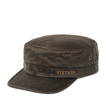 Кепка STETSON арт. 7491120 ARMY CAP CO/PES LINED (коричневый)