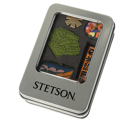 Значок STETSON арт. 9990902 CUSTOMIZATION KIT (серый)