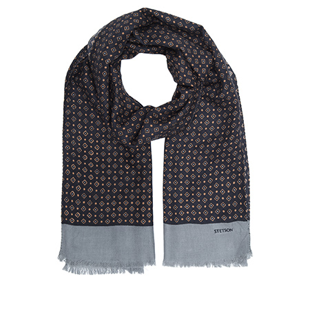 Шарф STETSON арт. 9199354 SCARF WOOL/SILK GEOMETRICS (31)