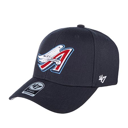 Бейсболка 47 BRAND арт. BCPTN-MVP04WBV Los Angeles Angels MLB (темно-синий / красный)