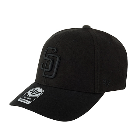 Бейсболка 47 BRAND арт. B-MVP21WBV-BKB San Diego Padres MLB (черный)