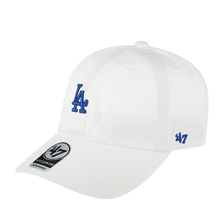 Бейсболка 47 BRAND арт. B-BSRNR12GWS-WHA Los Angeles Dodgers MLB (белый)