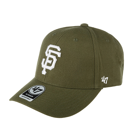 Бейсболка 47 BRAND арт. B-MVP22WBV-SW San Francisco Giants MLB (оливковый)