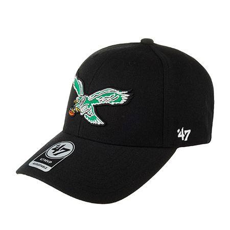 Бейсболка 47 BRAND арт. FL-MVP24WBV-BK87 Philadelphia Eagles NFL (черный)