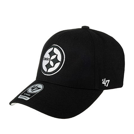Бейсболка 47 BRAND арт. F-MVP25WBV-BKW Pittsburgh Steelers NFL (черный)