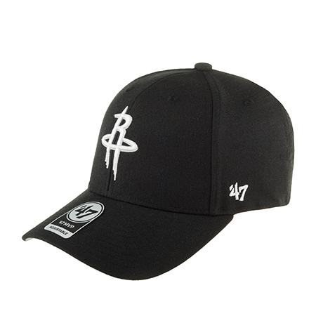 Бейсболка 47 BRAND арт. K-MVP09WBV-BKW Houston Rockets NBA (черный / белый)