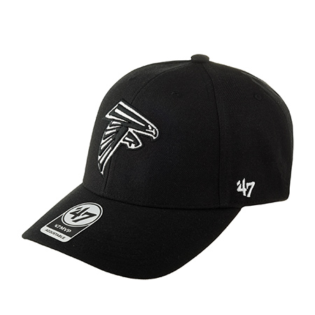 Бейсболка 47 BRAND арт. F-MVP02WBV-BKW Atlanta Falcons NFL (черный / белый)