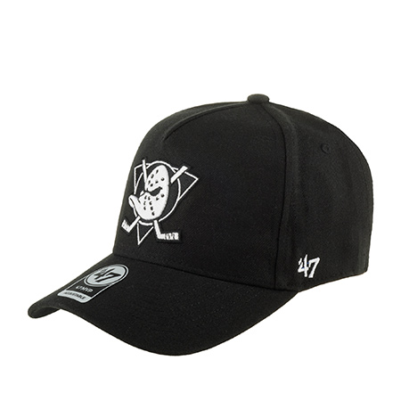 Бейсболка 47 BRAND арт. H-MPDTP25WBP-BKD Anaheim Ducks NHL (черный)