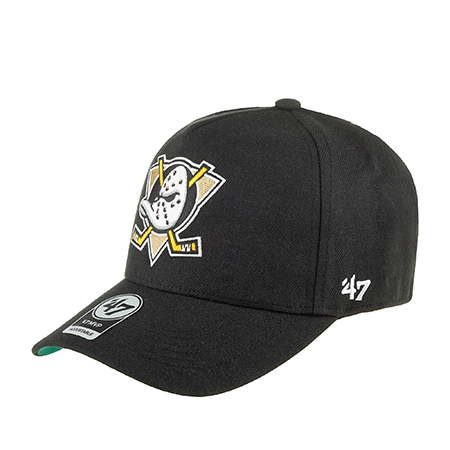 Бейсболка 47 BRAND арт. H-REPDT25WBP-BKG Anaheim Ducks NHL (черный)