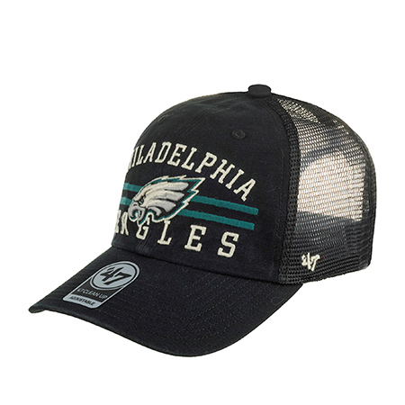 Бейсболка 47 BRAND арт. Highpoint Philadelphia Eagles NFL (черный)