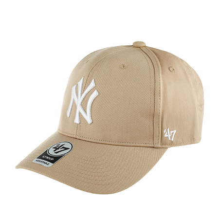 Бейсболка 47 BRAND арт. B-RAC17CTP-KH New York Yankees MLB (бежевый)