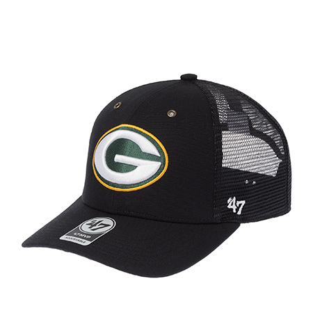 Бейсболка 47 BRAND арт. FX-CRHTF120UP-BK Green Bay Packers NFL (черный)