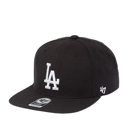 Бейсболка 47 BRAND арт. B-NSHOT12WBP-BKWH Los Angeles Dodgers MLB (черный)