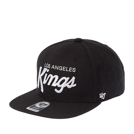 Бейсболка 47 BRAND арт. HVIN-CTWNS08WBP-BK88 Los Angeles Kings NHL (черный)