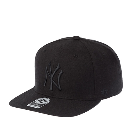 Бейсболка 47 BRAND арт. B-SRS17WBP-BKB New York Yankees MLB (черный)