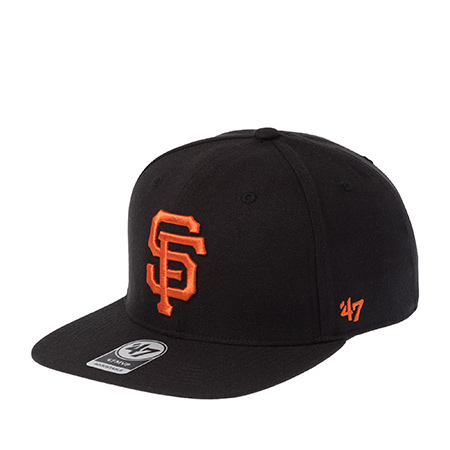 Бейсболка 47 BRAND арт. B-SRS22WBP-BK San Francisco Giants MLB (черный)