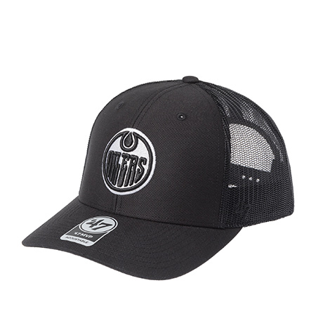 Бейсболка 47 BRAND арт. H-TRUKR06CTP-BKW Edmonton Oilers NHL (черный)