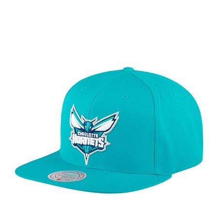 Бейсболка MITCHELL NESS арт. 6HSSMM18842-CHOTEAL Charlotte Hornets NBA (бирюзовый)