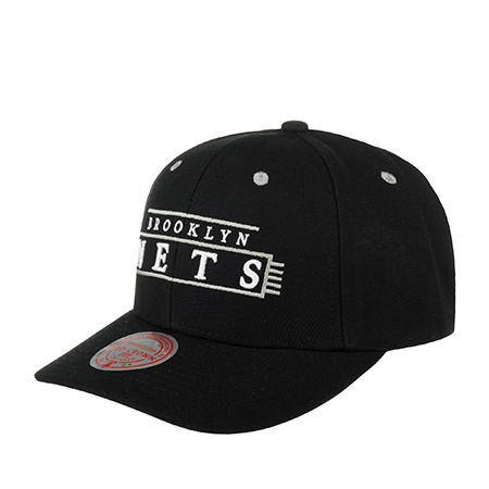 Бейсболка MITCHELL NESS арт. HHSS5351-BNEYYPPPBLCK Brooklyn Nets NBA (черный)